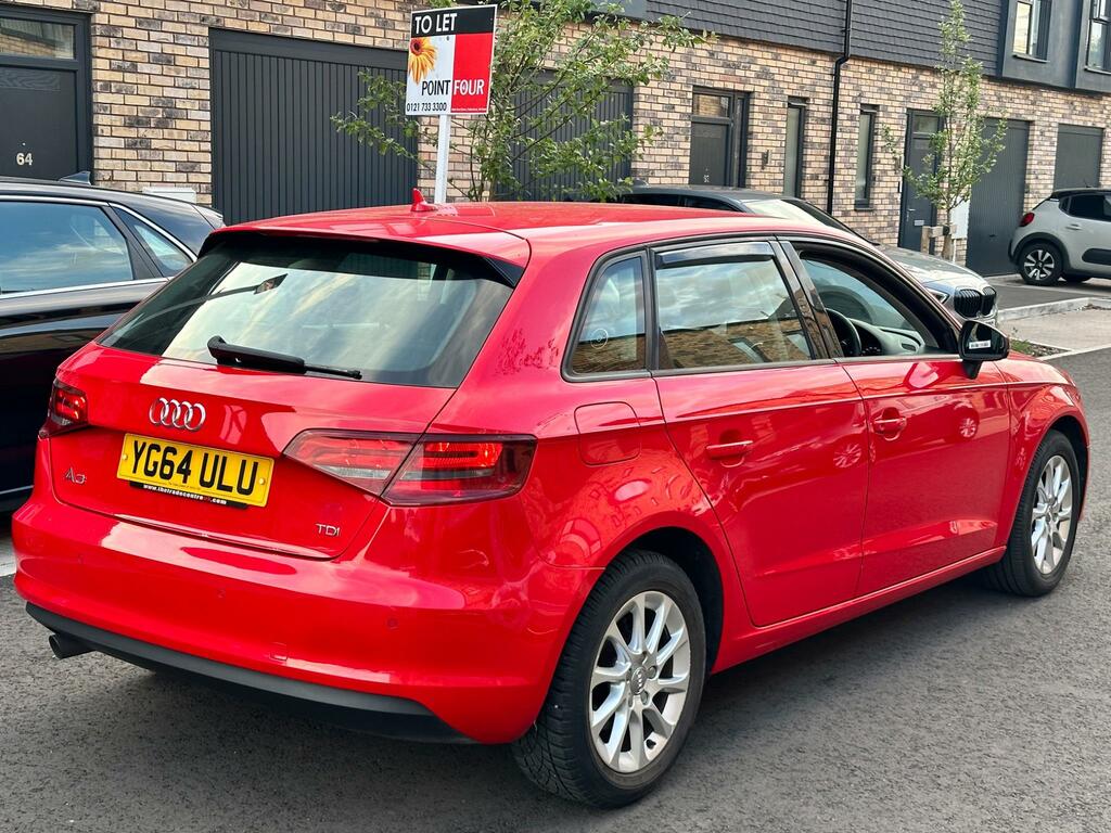 Audi A3 1.6 Tdi Se Sportback Euro 6 Ss YG64ULU Red #5