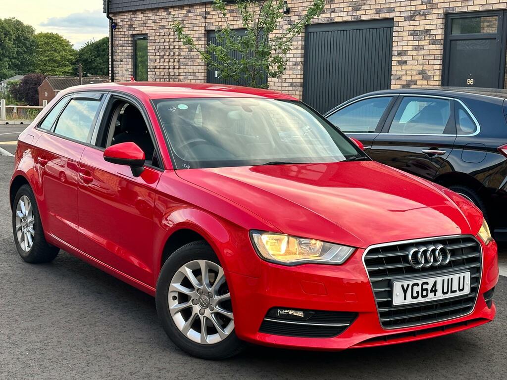 Audi A3 1.6 Tdi Se Sportback Euro 6 Ss YG64ULU Red