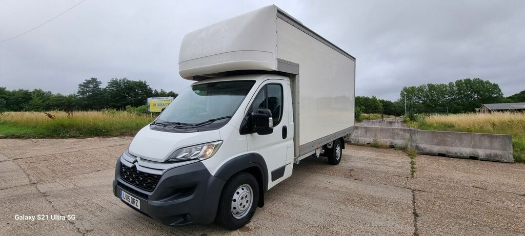 Citroen Relay Chassis Cab 35 Heavy L4 Luton Hdi 201515 LV15ORZ White #3