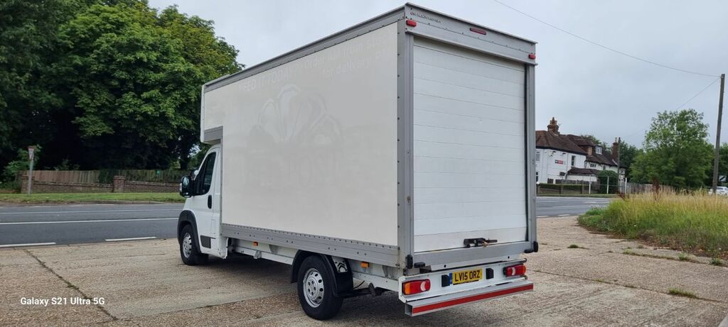 Citroen Relay Chassis Cab 35 Heavy L4 Luton Hdi 201515 LV15ORZ White #5