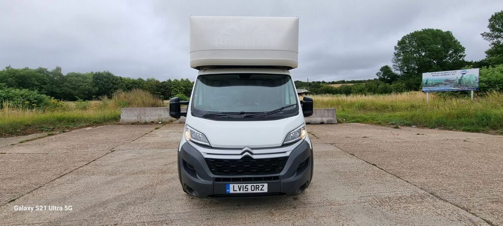 Citroen Relay Chassis Cab 35 Heavy L4 Luton Hdi 201515 LV15ORZ White #2