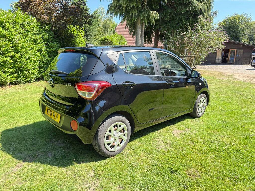 Hyundai I10 Hatchback 1.2 Se 2018 WT18VLR Black #6