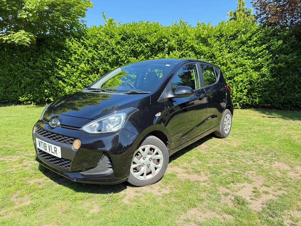 Hyundai I10 Hatchback 1.2 Se 2018 WT18VLR Black #3