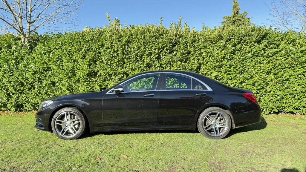 Mercedes-Benz S Class Saloon 3.0 S350d V6 Amg Line 2016 KR66TTV Black #4