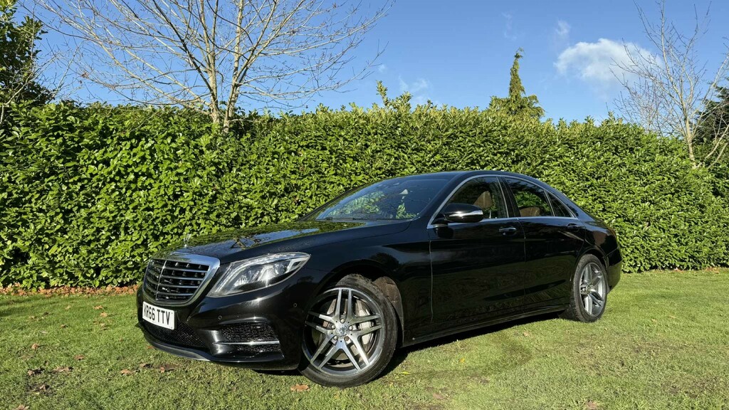 Mercedes-Benz S Class Saloon 3.0 S350d V6 Amg Line 2016 KR66TTV Black #3