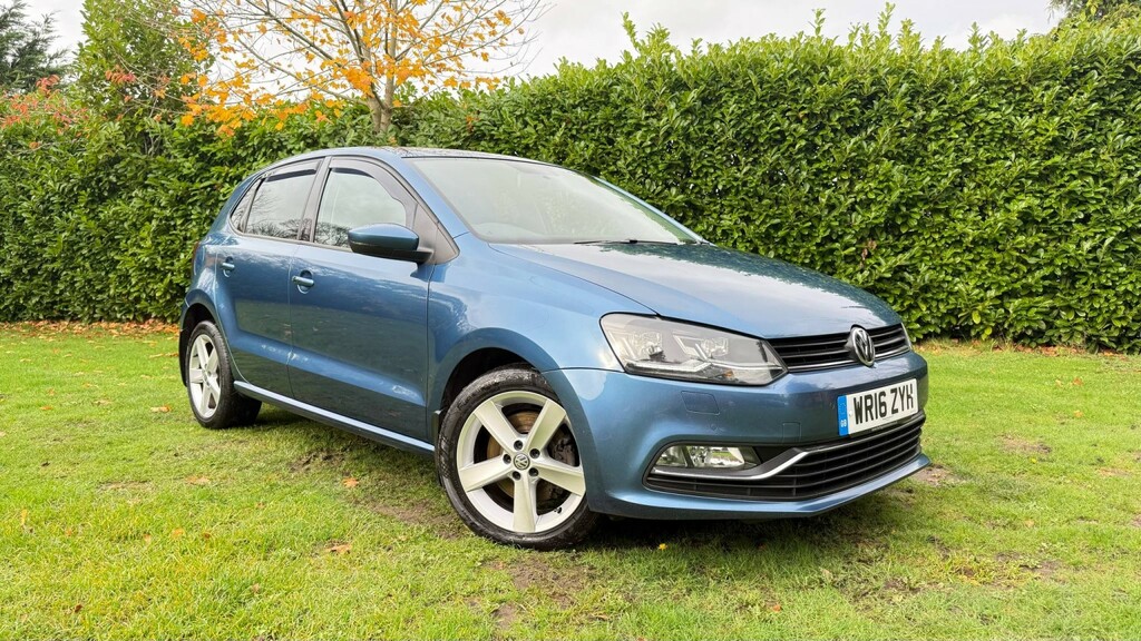 Volkswagen Polo Hatchback 1.0 Tsi Bluemotion Tech Sel 2016 Blue
