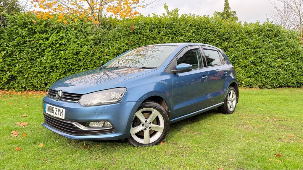 Volkswagen Polo Hatchback 1.0 Tsi Bluemotion Tech Sel 2016 WR16ZYH Blue #2