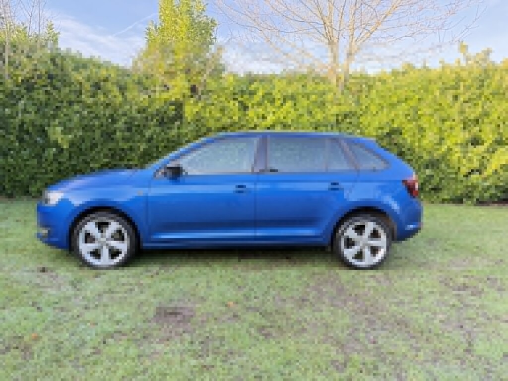 Skoda Rapid Spaceback Hatchback 1.2 Tsi Se Sport 2014 Blue #3