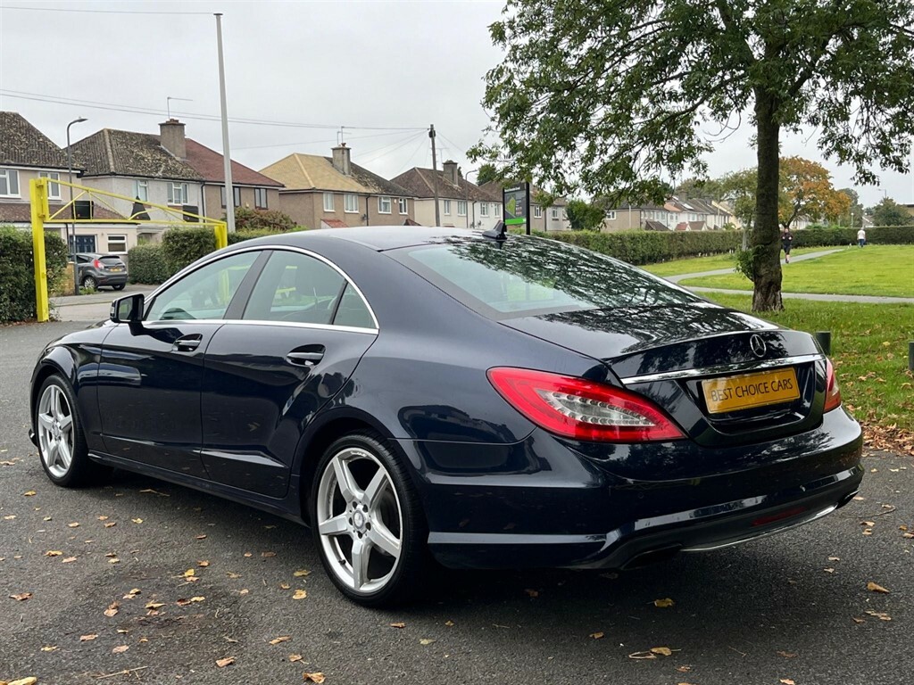 Mercedes-Benz CLS 3.0 Cls350 Cdi V6 Amg Sport Coupe G-tronic Euro 5 Blue #4