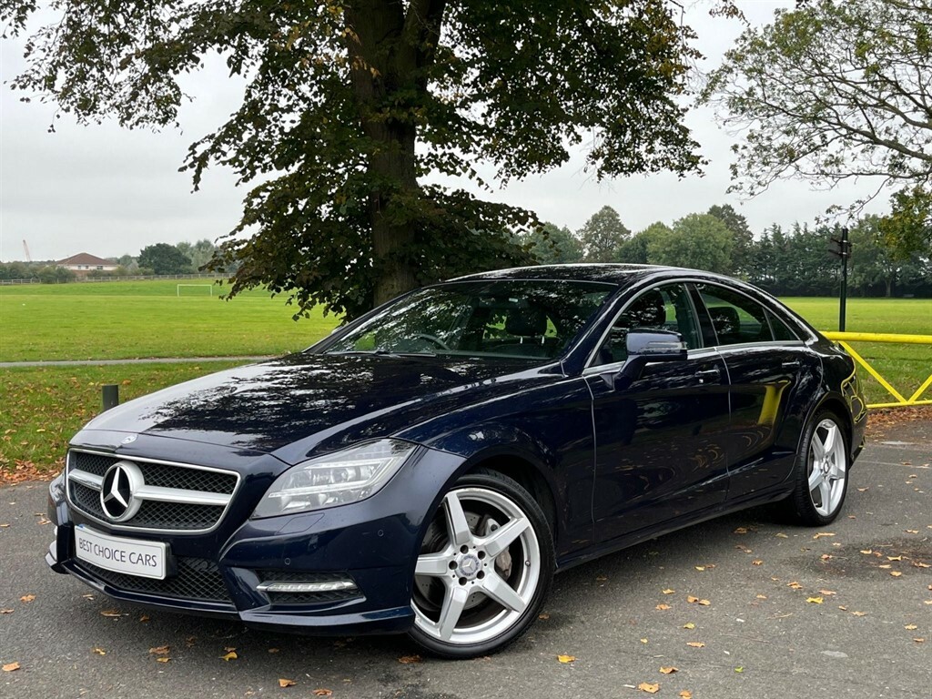 Mercedes-Benz CLS 3.0 Cls350 Cdi V6 Amg Sport Coupe G-tronic Euro 5 Blue