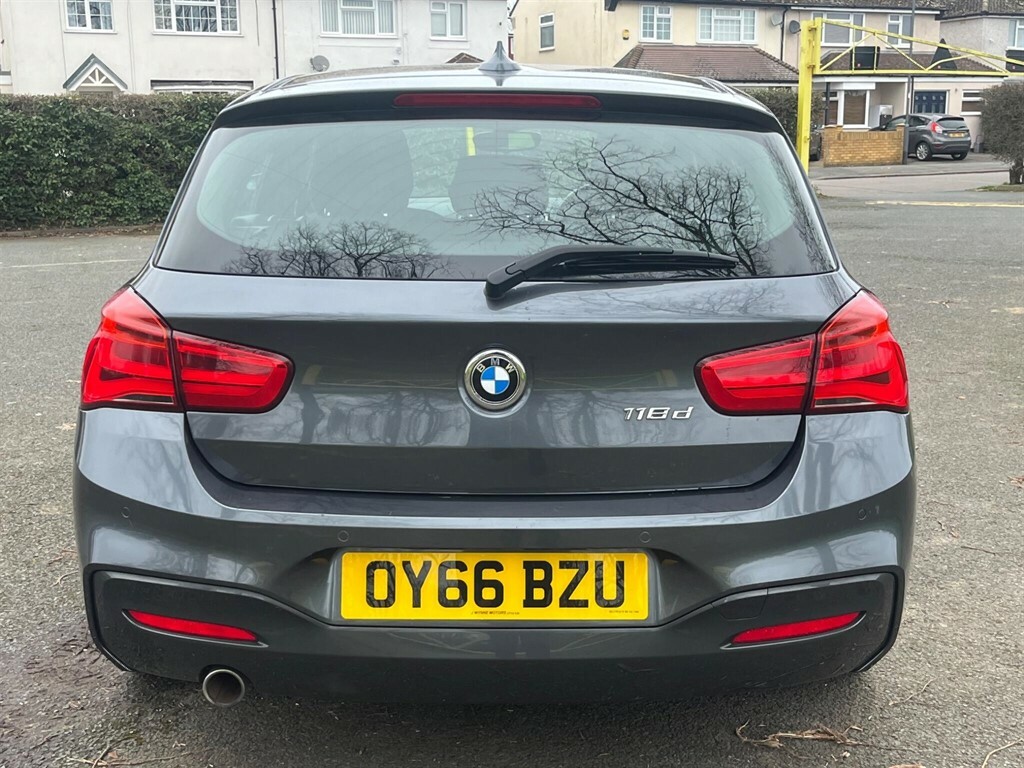 BMW 1 Series 2.0 118D M Sport Euro 6 Ss Grey #5