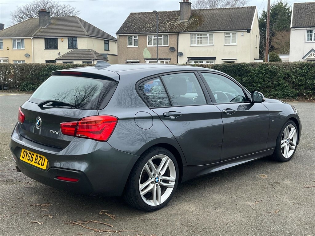 BMW 1 Series 2.0 118D M Sport Euro 6 Ss Grey #6