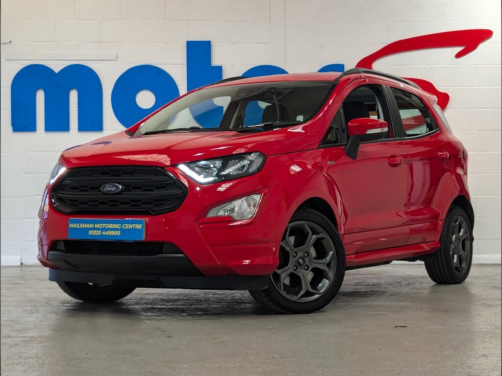 Ford Ecosport 1.0 Ecoboost 125 St-line One Owner From New Red