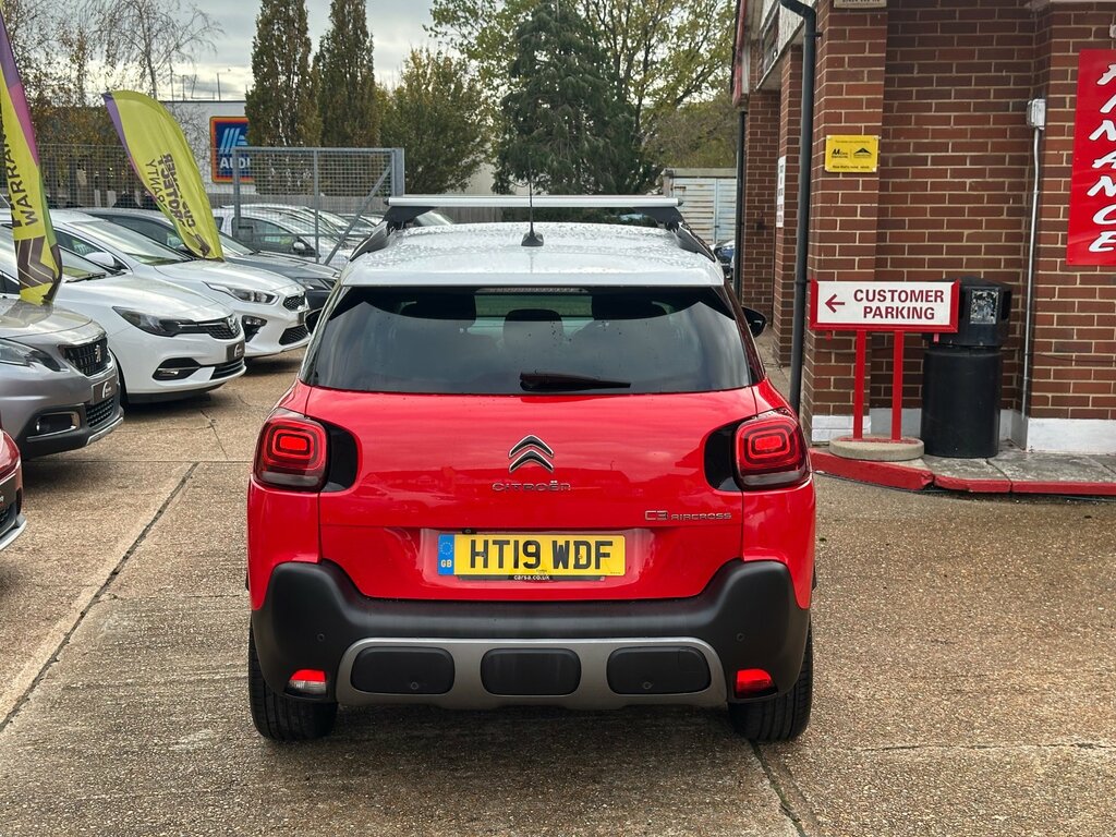 Citroen C3 Aircross 1.2 Puretech Flair Suv Euro 6 8 HT19WDF Red #3