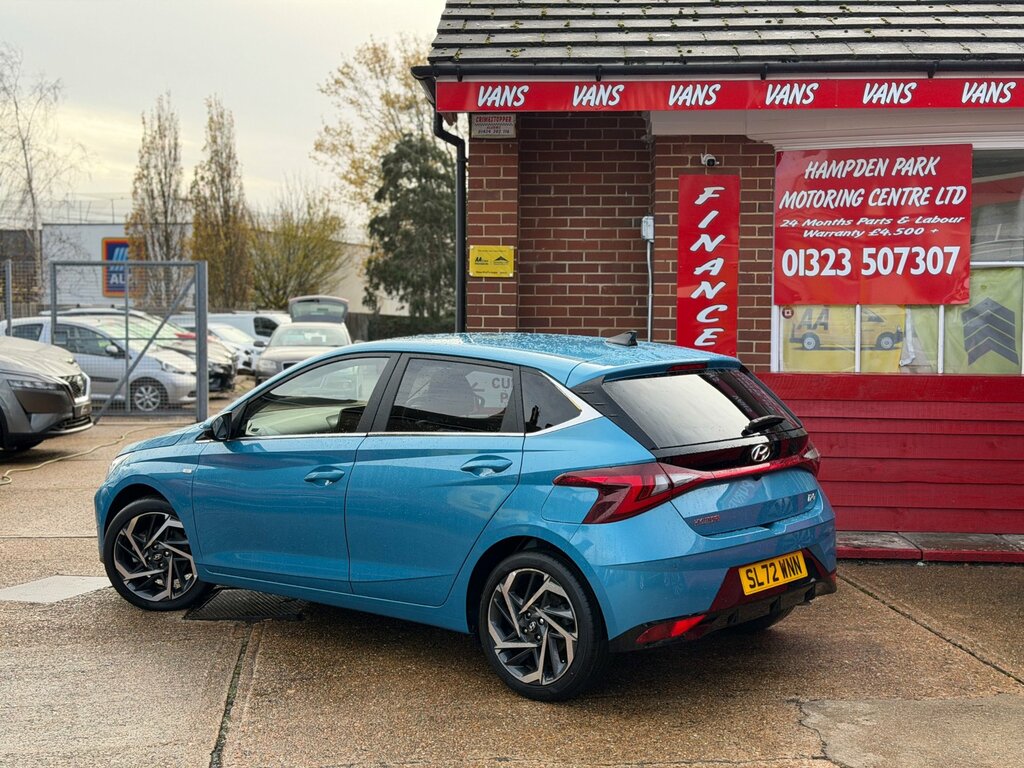 Hyundai I20 1.0 T-gdi Mhev Premium Hatchback Hybrid SL72WNN Blue #4