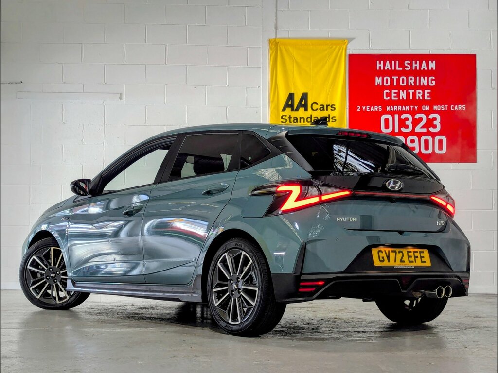 Hyundai I20 1.0 T-gdi Mhev N Line Hatchback Hybrid GV72EFE Green #3