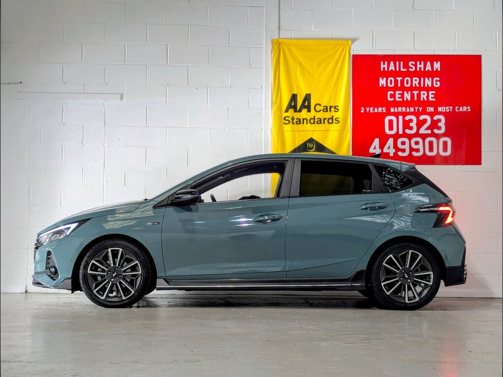 Hyundai I20 1.0 T-gdi Mhev N Line Hatchback Hybrid GV72EFE Green #2