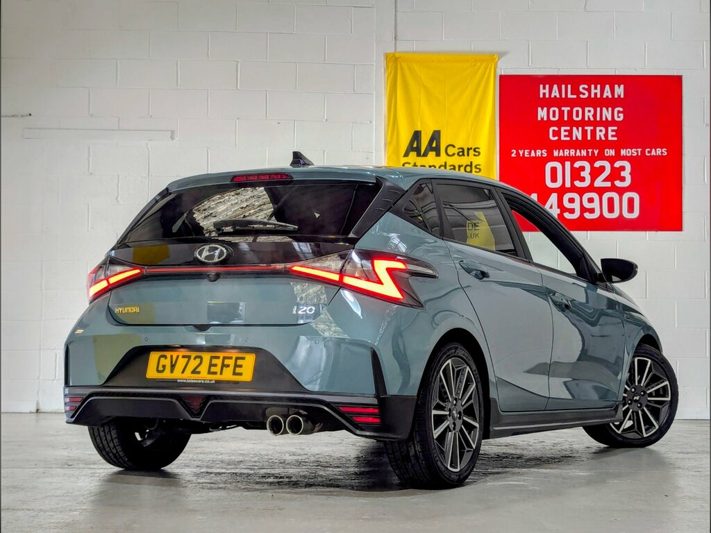 Hyundai I20 1.0 T-gdi Mhev N Line Hatchback Hybrid GV72EFE Green #4