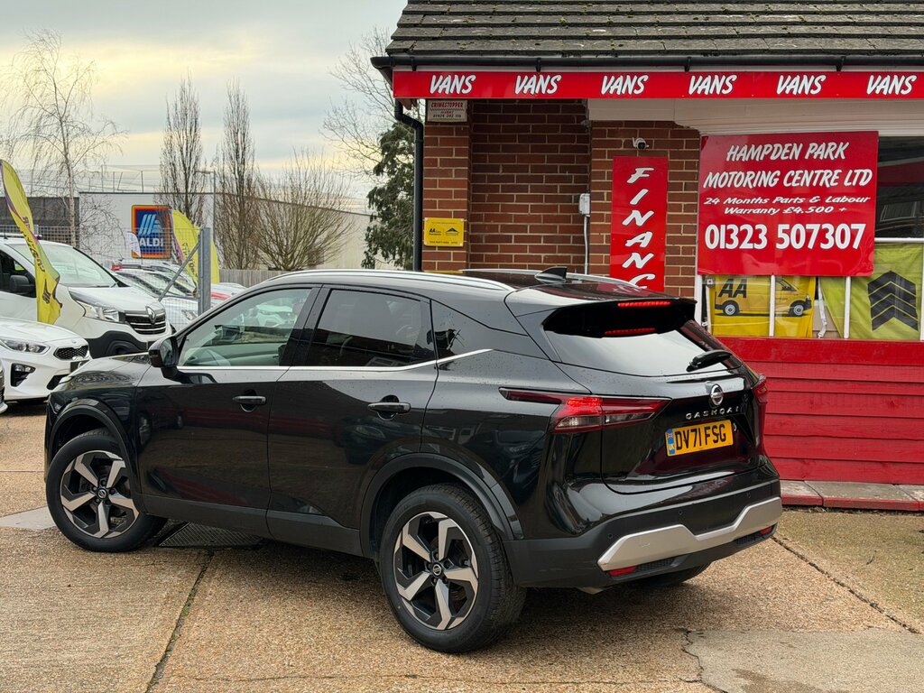 Nissan Qashqai 1.3 Dig-t Mhev N-connecta Suv Hybrid Ma DV71FSG Black #4