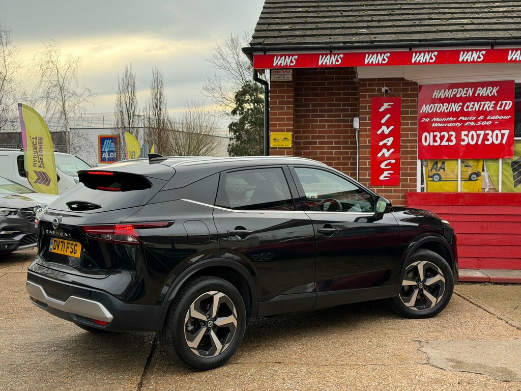 Nissan Qashqai 1.3 Dig-t Mhev N-connecta Suv Hybrid Ma DV71FSG Black #2