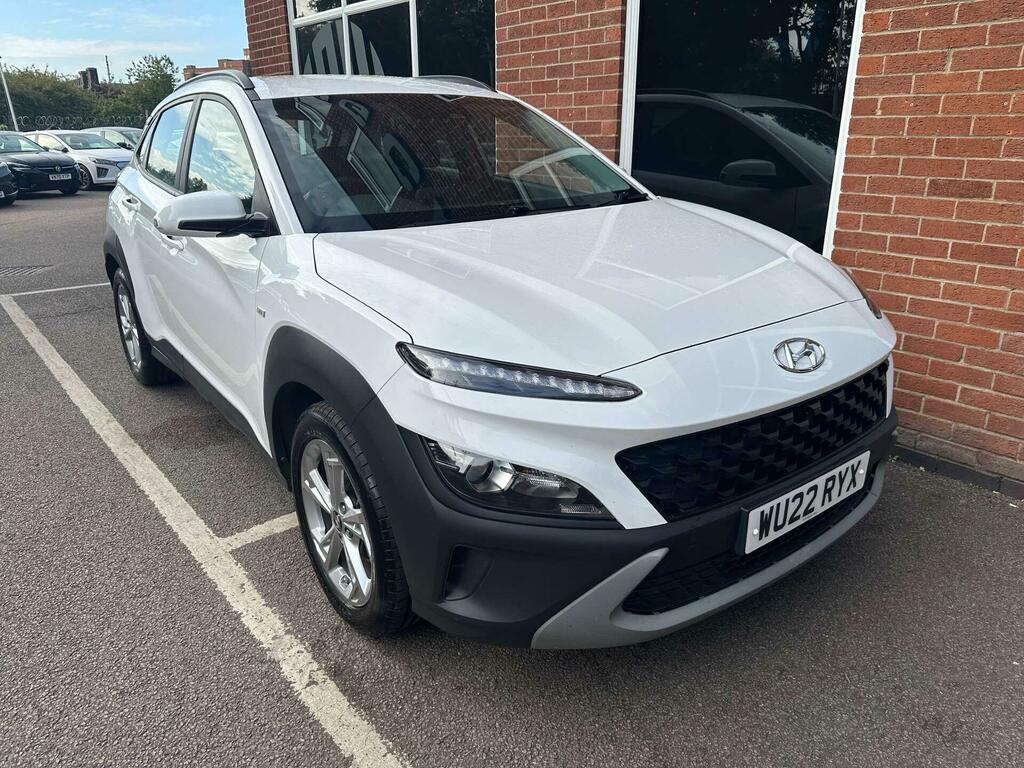 Hyundai Kona 1.0 T-gdi Mhev Se Connect Euro 6 Ss WU22RYX White #3
