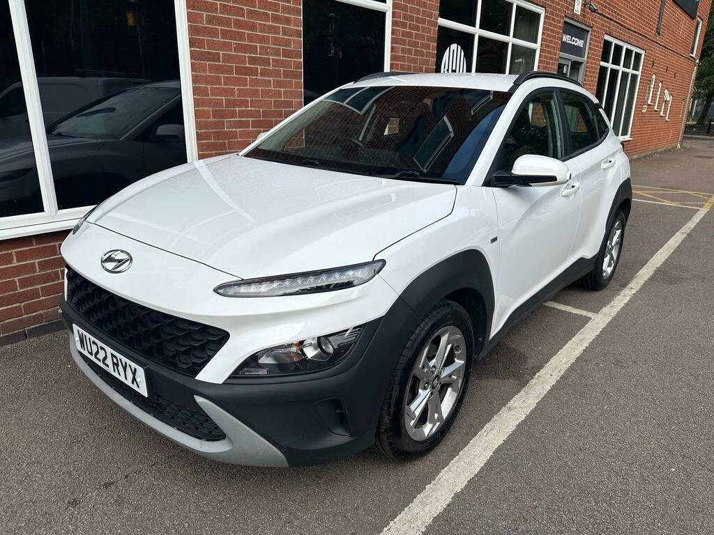 Hyundai Kona 1.0 T-gdi Mhev Se Connect Euro 6 Ss WU22RYX White #4