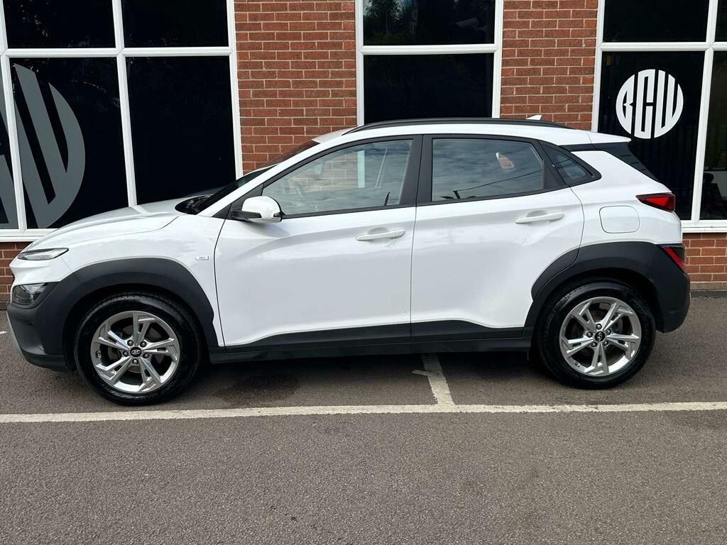 Hyundai Kona 1.0 T-gdi Mhev Se Connect Euro 6 Ss WU22RYX White #5