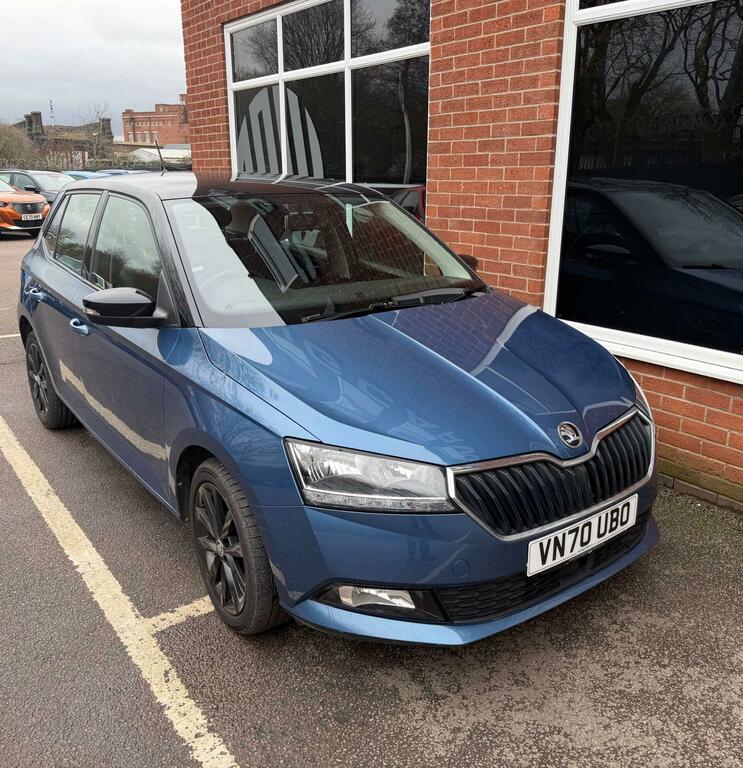 Skoda Fabia 1.0 Tsi Colour Edition Euro 6 Ss VN70UBO Blue #4