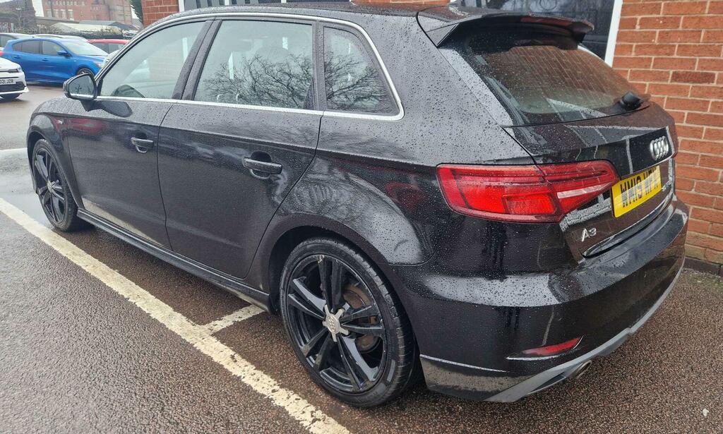Audi A3 1.0 Tfsi 30 S Line Sportback Euro 6 Ss WM19WFX Black #6