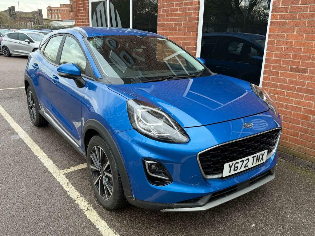Ford Puma 1.0T Ecoboost Mhev Titanium Dct Euro 6 Ss YG72TNX Blue #3