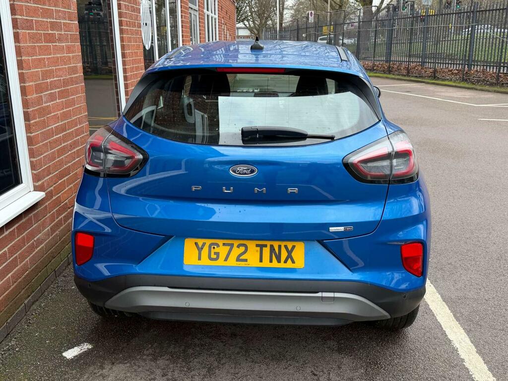 Ford Puma 1.0T Ecoboost Mhev Titanium Dct Euro 6 Ss YG72TNX Blue #6