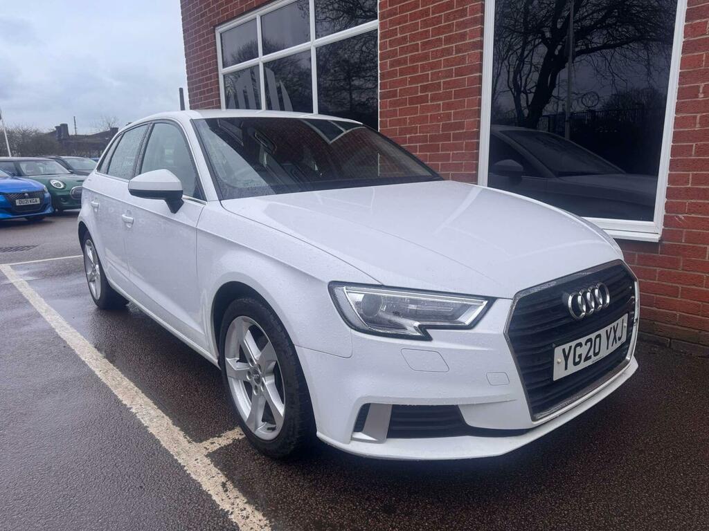 Audi A3 1.5 Tfsi Cod 35 Sport Sportback Euro 6 Ss YG20YXJ White #6