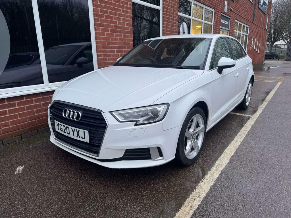 Audi A3 1.5 Tfsi Cod 35 Sport Sportback Euro 6 Ss YG20YXJ White #4