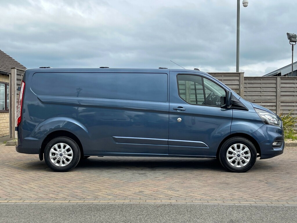 Ford Transit Custom 300 Tdci 130 L2h1 Limited Ecoblue Lwb Low Roof Fwd FP70FJU Blue #3
