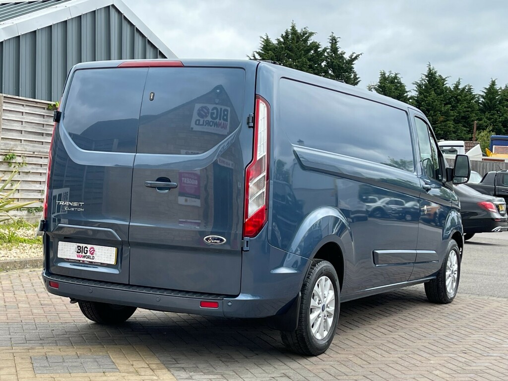 Ford Transit Custom 300 Tdci 130 L2h1 Limited Ecoblue Lwb Low Roof Fwd FP70FJU Blue #4