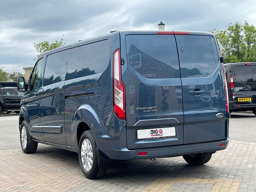 Ford Transit Custom 300 Tdci 130 L2h1 Limited Ecoblue Lwb Low Roof Fwd FP70FJU Blue #6