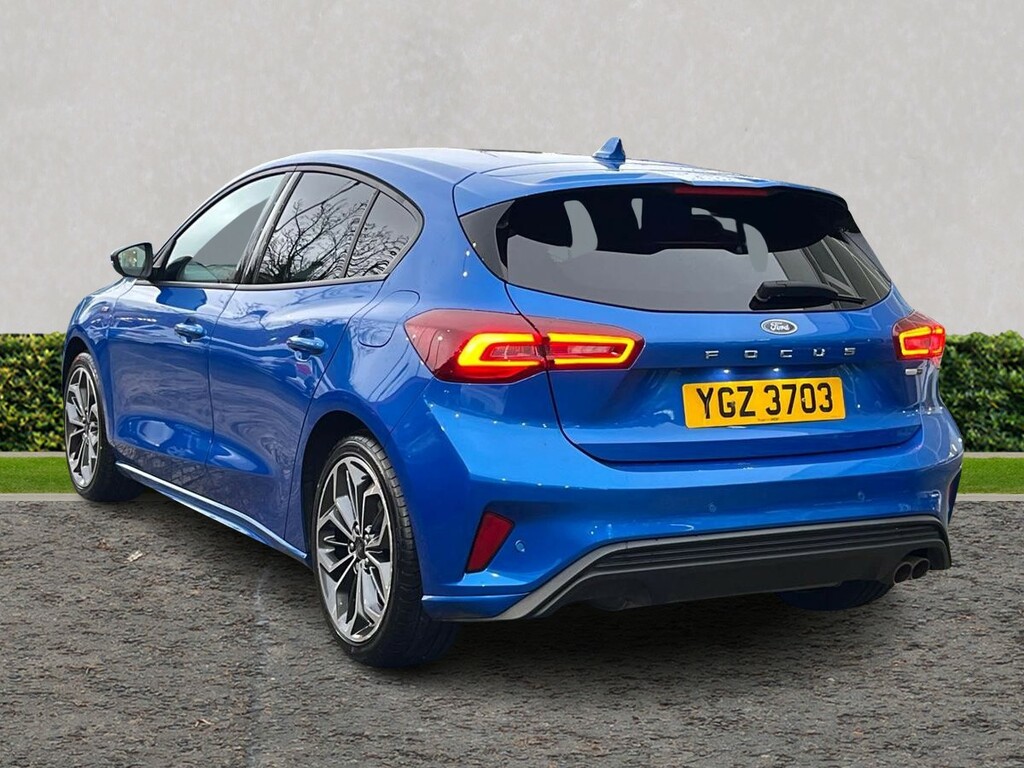 Ford Focus 1.0 Ecoboost Hybrid Mhev 155 St-line Vignale YGZ3703 Blue #5
