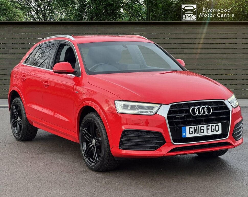 Audi Q3 2L S Line Plus Red