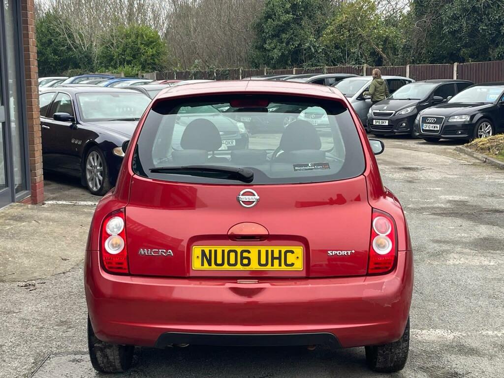 Nissan Micra Hatchback 1.2 Sport 200606 NU06UHC Red #6
