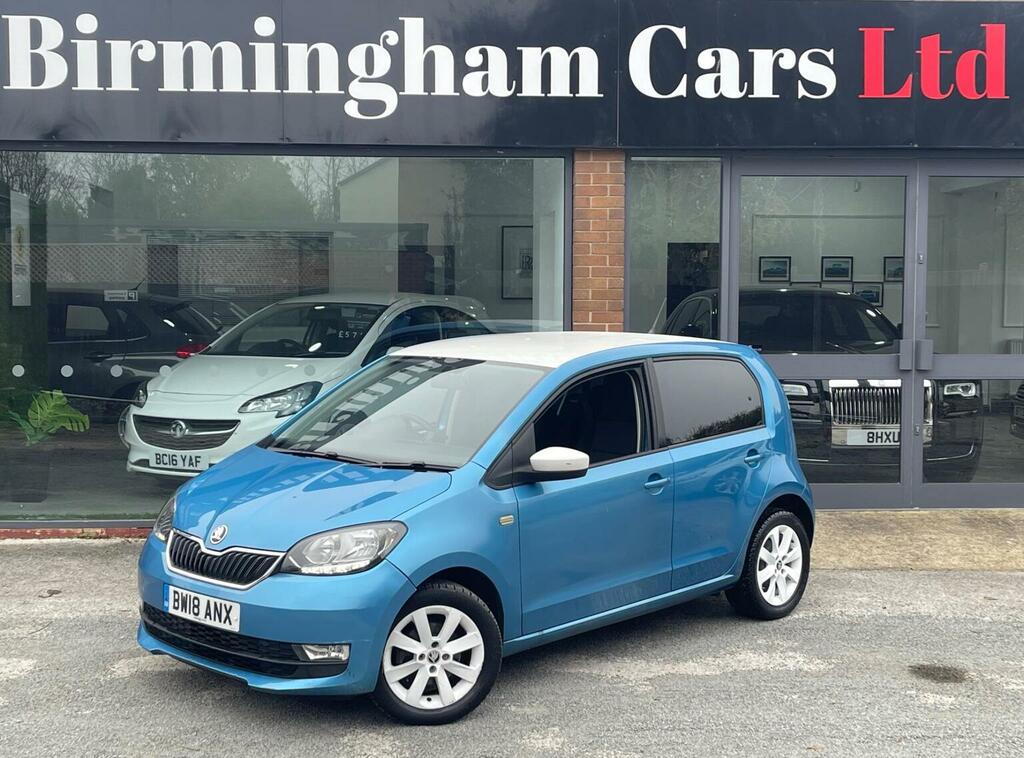 Skoda Citigo Hatchback 1.0 Mpi Colour Edition Euro 6 2018 Blue