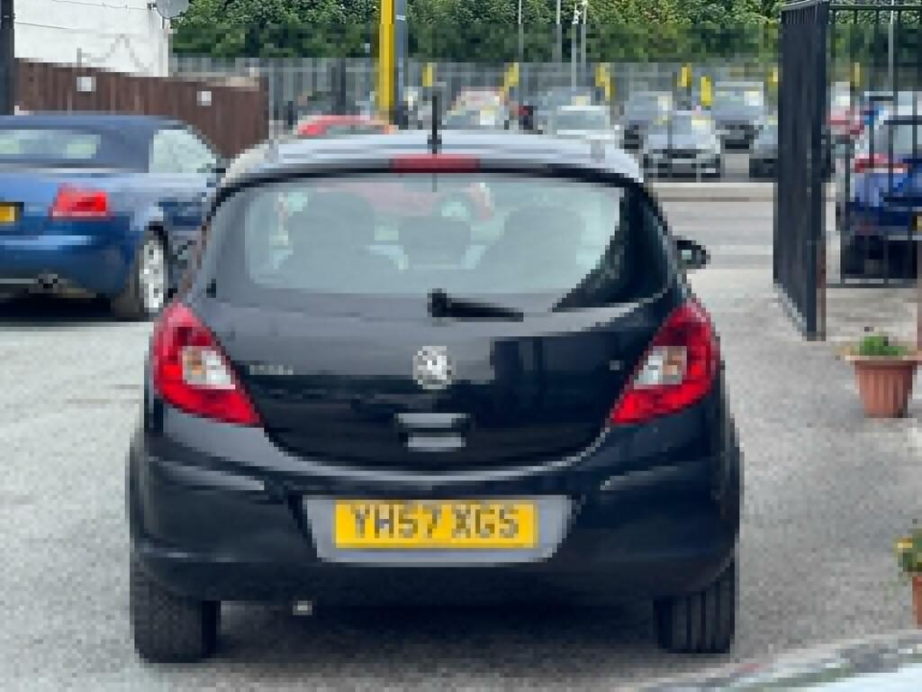 Vauxhall Corsa Hatchback 1.2I 16V Life 200757 YH57XGS Black #5