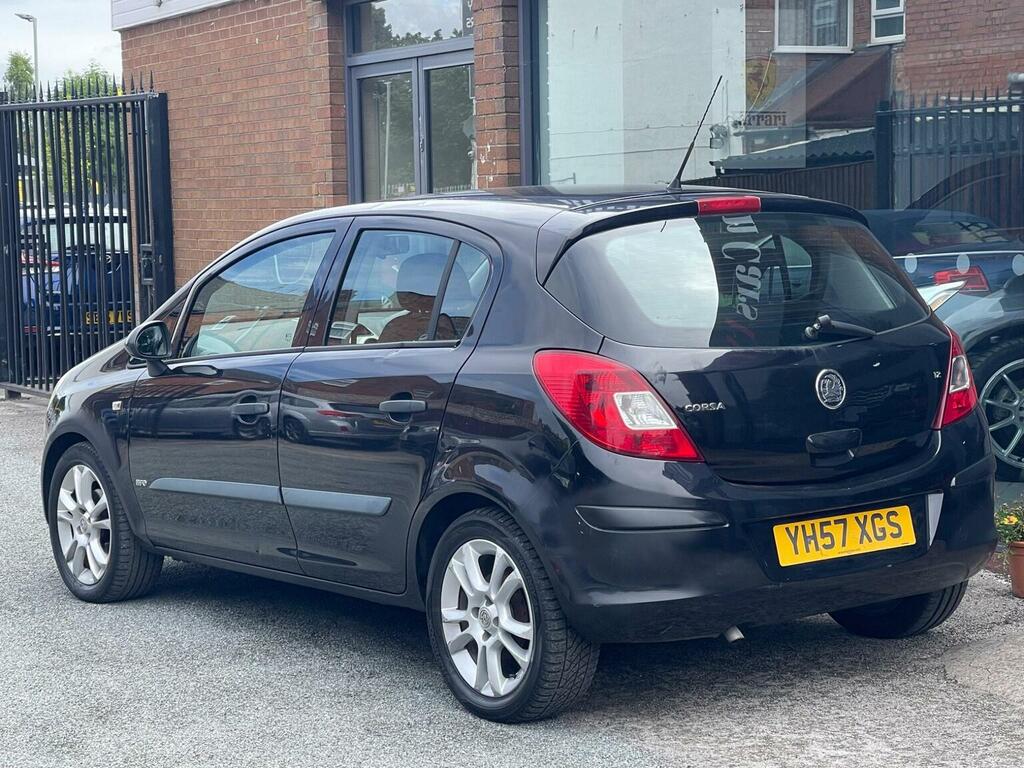 Vauxhall Corsa Hatchback 1.2I 16V Life 200757 YH57XGS Black #4