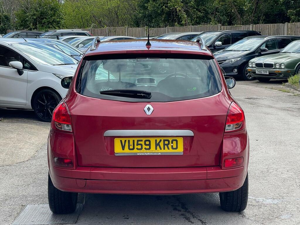 Renault Clio Estate 1.2 Dynamique Sport Tourer 200959 VU59KRO Red #5