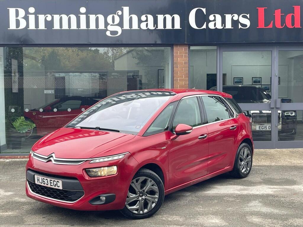 Citroen C4 Picasso Mpv 1.6 E-hdi Airdream Exclusive Euro 5 Ss Red