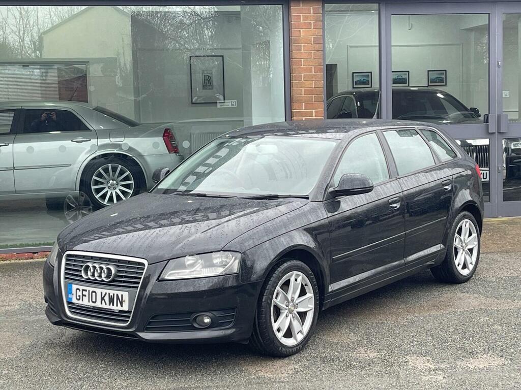 Audi A3 Hatchback 1.6 Tdi Sport Sportback Euro 5 Ss GF10KWN Black #2