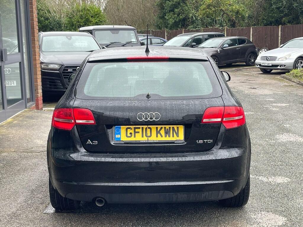 Audi A3 Hatchback 1.6 Tdi Sport Sportback Euro 5 Ss GF10KWN Black #6
