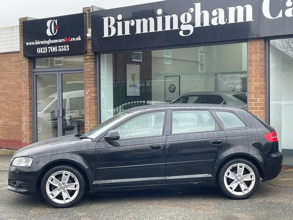 Audi A3 Hatchback 1.6 Tdi Sport Sportback Euro 5 Ss GF10KWN Black #3