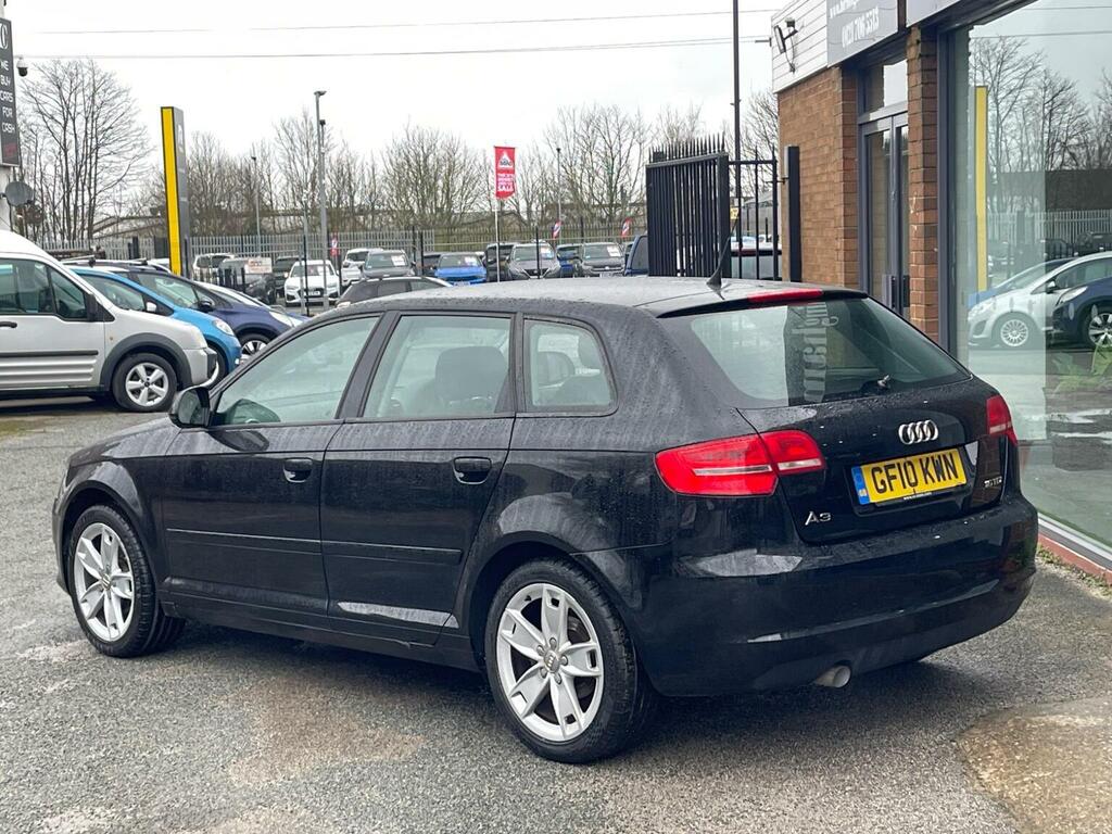 Audi A3 Hatchback 1.6 Tdi Sport Sportback Euro 5 Ss GF10KWN Black #4