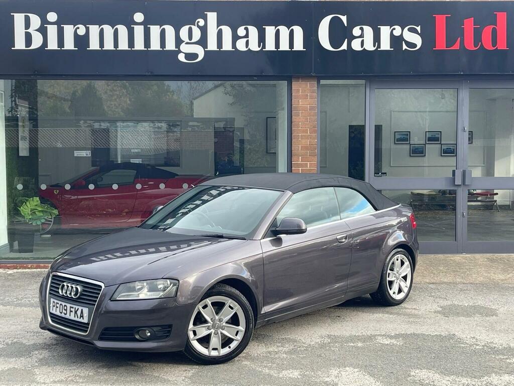 Audi A3 Cabriolet Convertible 2.0 Tdi Sport Euro 4 200909 Grey
