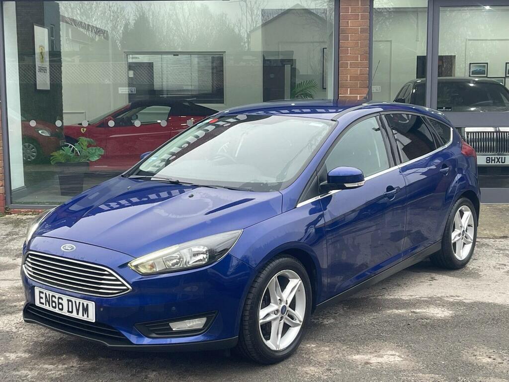 Ford Focus Hatchback 1.5 Tdci Zetec Euro 6 Ss 201666 EN66DVM Blue #3